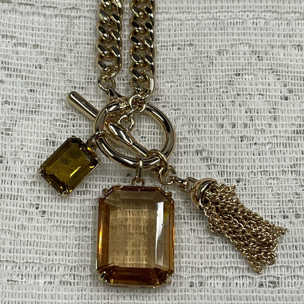 Lauren Ralph Lauren Fashion Curb Chain with Pendant